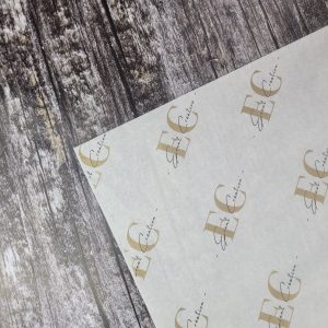 feuille de papier de soie personnalise