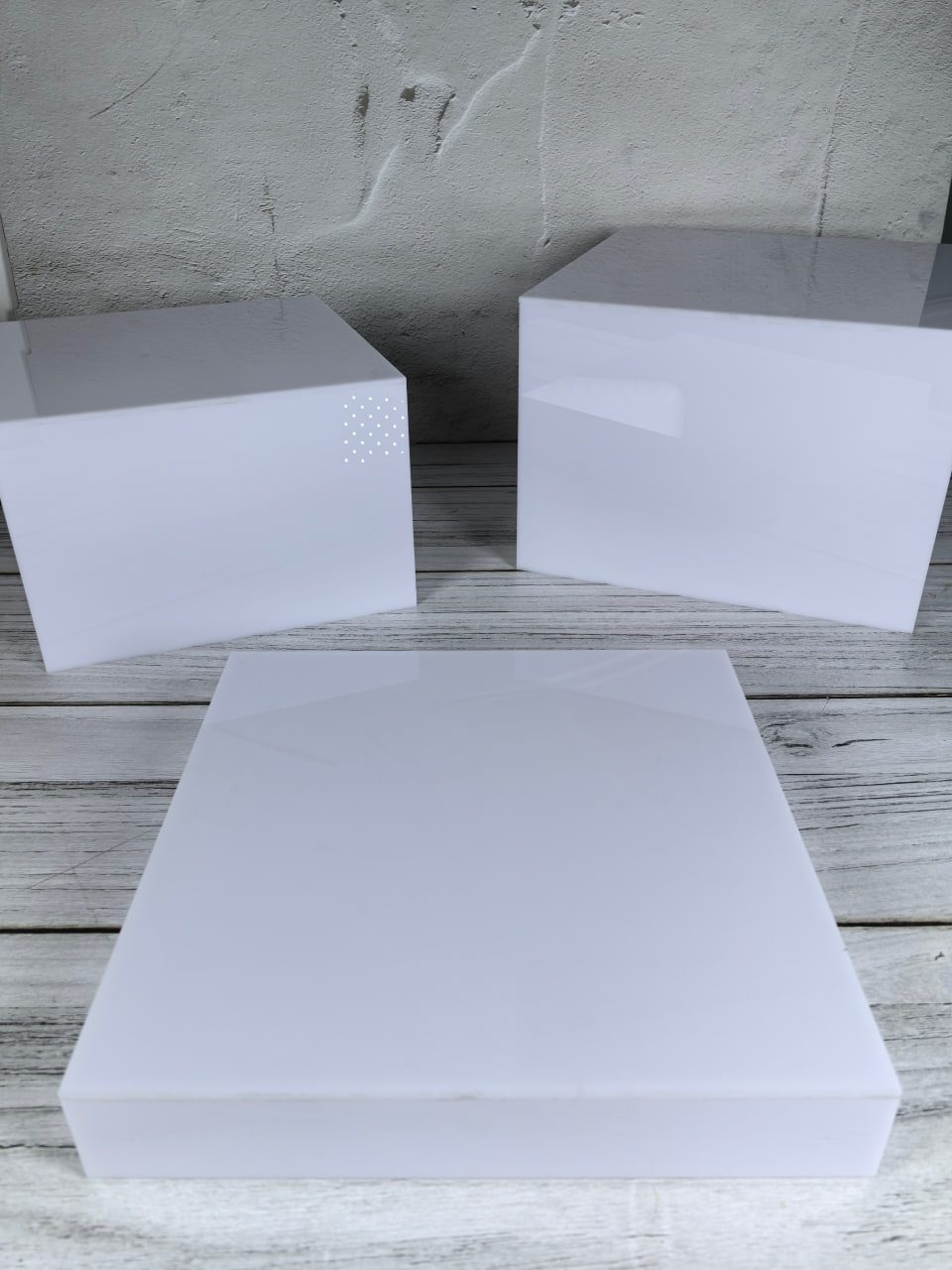 presentoir en plexi pour event